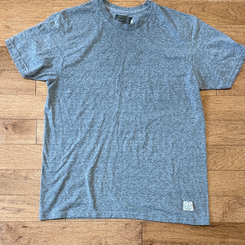 Large - Dixie Reserve Co. Mens Heather Gray Crew Neck Tee